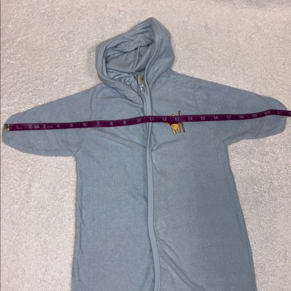 Vintage Disney sincerely Pooh Lightweight terry cloth after bath towel 0/6m